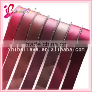 MOQ 100 Yards High Quality Satin Ribbon Roll Hair Ornament Ribbon Wholesale thumbnail-1