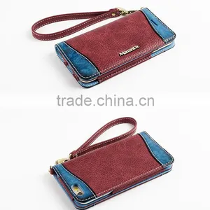 PU+Genuine Leather Cell Phone/Mobile Phone Case/Booklet for IPhone 6/6s for Lady/Female thumbnail-3