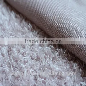 Polyester Knitted Curly Plush Toys Fabric thumbnail-4