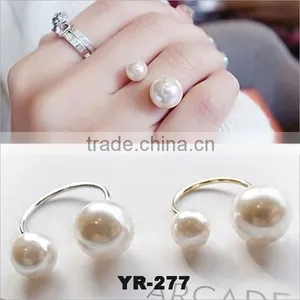 New Product Gold Plated Jewelry Pearl Ring thumbnail-1