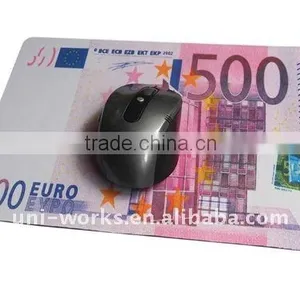 Natural Rubber Money Computer Mousepad thumbnail-1