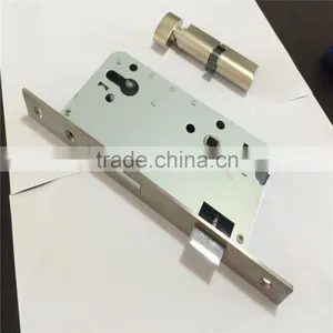 Euro Profile Single Security Door Cylinder Mortise Lock thumbnail-2