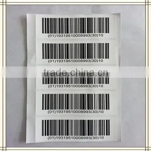 Self-adhesive Anti-counterfeit Product Variable Print Data Paper Barcode Sticker thumbnail-1
