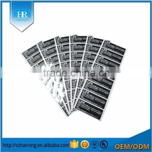 High Quality Customized Printing Strong Self Adhesive Composite Paper Tyre Label Sticker thumbnail-4