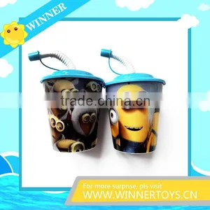 Customized Plastic Drinking Cup With Straw thumbnail-5