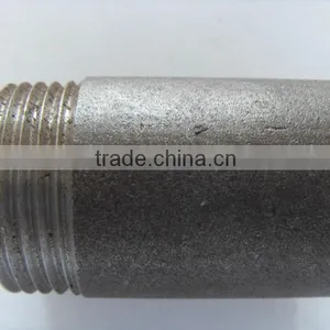 Galvanized/Zinc Plating&black Carbon Steel Pipe Nipples and Socket Factory Steel Barrel Nipples NPT American Standard Factory thumbnail-5
