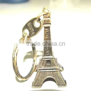 Antique Finishing Eiffel Tower Keychain Manufacturers In China thumbnail-5