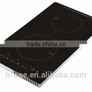 Double Burner Build-in Induction Cooktop/domino Induction Cooker thumbnail-1