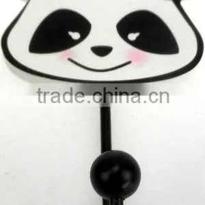 Panda-shaped Wooden Hang Hook for Home Decoration thumbnail-1