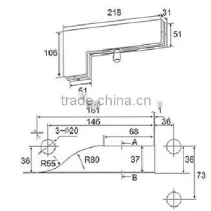 China Supplier Stainless Steel Patch Fitting Cover Aluminium (DL-013) thumbnail-2