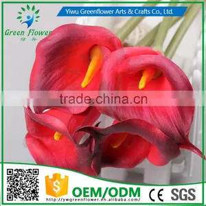 2016 M Calla Lily Artificial Flowers Real Touch Home Decorative Flowers Wreaths Flowers Gift for Wedding Party Decoration thumbnail-2