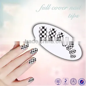 Beautdy Product Flower Design Color ABS Artificial Nail Tips Full Cover Color Christmas False Fingernail Art Tips Quality Choice thumbnail-6