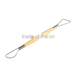 High Quality Professional Wood Handle Pottery Clay Modeling Clay Tools thumbnail-4