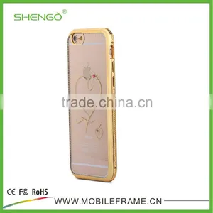 Shengo Luxury Diamond Metal Bumper With PC Case for IPhone 6 Plus thumbnail-6