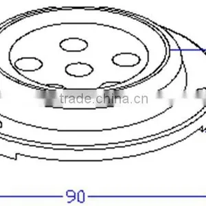 6W Underwater Surface Mount Yacht Boat Marine Light thumbnail-5