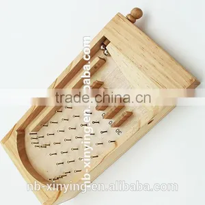 2016 New High Quality Wooden Pinball Game Set Mini Table Games Cheapest Price thumbnail-2