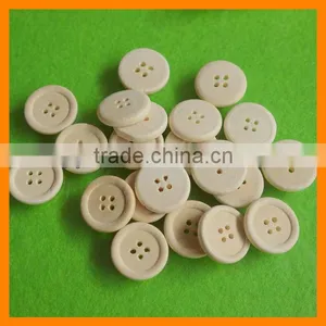 2.2cm Round Shape 4 Holes Wood Button thumbnail-1