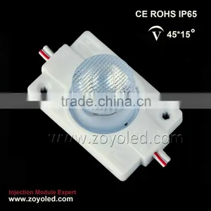 Waterproof 1 Chips 2835 Smd Led Injection Module With Wide Degree Lens thumbnail-2