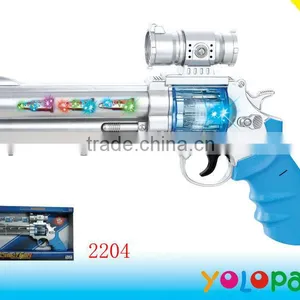 2013 Newest and Hot Sale Kids Bright 7 Color Lights B/o Plastic Toys Gun thumbnail-1