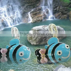 Cute Lovely Diamond Gift Fish USB Stick For Promotion thumbnail-1