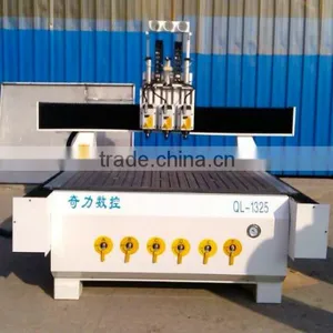 QL-1325 CNC Router for Small Business Three-head ATC China 3d Wood Door Cnc Router for Sale thumbnail-6