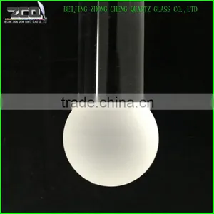 Quartz Glass Rod With a Ball Ending by Fine Grinded thumbnail-2