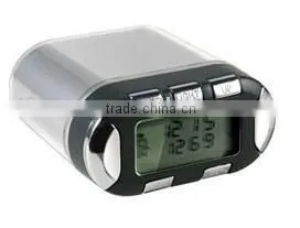 FAT Monitor Pedometer With Digital Alarm Clock thumbnail-1