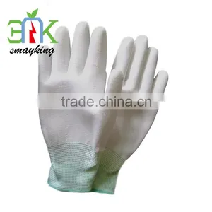 ESD Nylon Carbon Glove With PU Coated Top Fit thumbnail-2