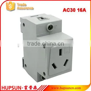 AC30 16A DIN RAIL Modular Socket, Distribution Box Socket Quality Choice thumbnail-1