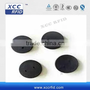 Dia 22 mm ISO14443A Ntag 213 NFC Laundry Tag With Two Hole thumbnail-1