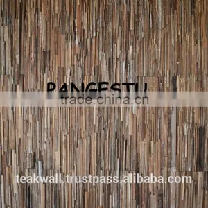 Recycled Teak Wood Wall Mozaics thumbnail-1