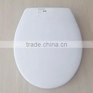 European Shape WC Toilet Seat With Metal Hinge for Bathroom thumbnail-2