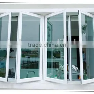 Simple Iron Window Grill With PVC Casement Window Design thumbnail-2
