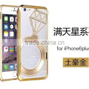 Top Quality Diamond Aluminum Metal Bumper For IPhone 6,samsung s5 thumbnail-2