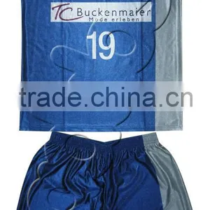 Sublimated Basketball Uniform Blue thumbnail-1