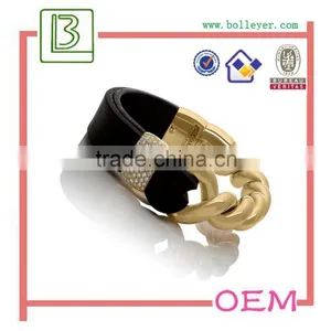 Fashion Charming Bangle Bracelet Of Leather thumbnail-2