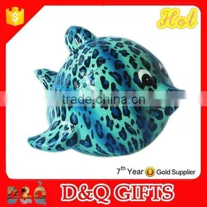 Resin Green Frog Figurine Made by Water Transfer Printing in China thumbnail-2