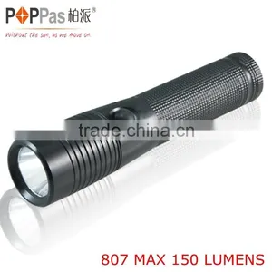 POPPAS 807 XPE 3w Led Reflector Rechargeable Flashlight thumbnail-1