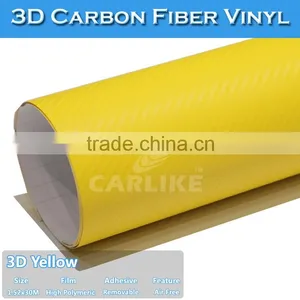 Stretchable Removable Glue Auto Carbon Fiber Car Wrap Vinyl Film thumbnail-1