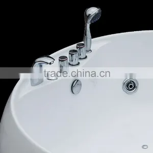 CUPC Certified Round Bathtub, Jet Whirlpool Bathtub With Tv, Round Bathtub Dimensions thumbnail-2