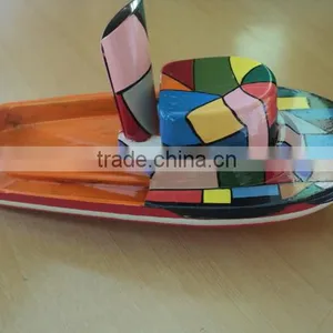 Big Tugs Pop Pop Boats Hand Painted Police thumbnail-1