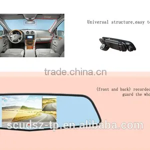 CARDVR Hd1080P Touch Screen Mesh Hd Rearview Mirror Dual Cameras X6 thumbnail-2