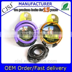 Hot Sale 4 Digit Combination Safe Bicycle Lock Supplier Factory thumbnail-1