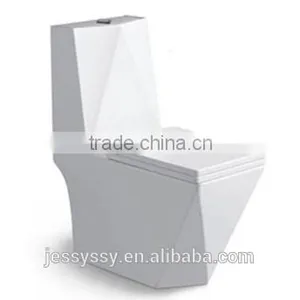 Washdown Floor Mounted One Piece Yellow Colored Toilet Bowl 388 thumbnail-1