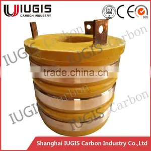 YZR Series Slip Ring for Amusements Equipments 50A Aluminum Brush Holder thumbnail-1