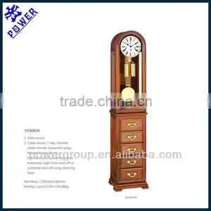 Storge&Ornamental&Time Grandfather Clock German Made Hermle Movement High Quality PW1500HR thumbnail-1