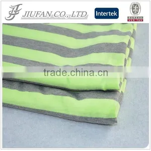 Jiufan Textile Popular-sold Knit Fabric Yarn Dyed Fabric Spun Polyester Spandex Fabric for Clothing thumbnail-1