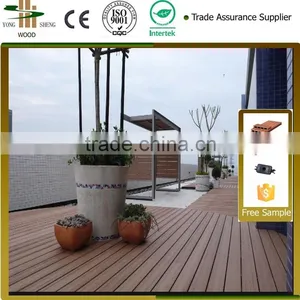 2015 Best Selling Wood and Plastic Wholesale Seaside Waterproof Interlocking Eco Decking Tiles thumbnail-2