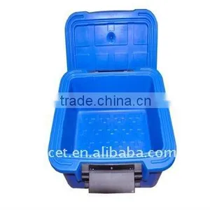 28QT Roto-molded Plastic Food Container Blue Color thumbnail-1