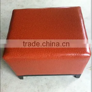 Leather Ottoman thumbnail-2